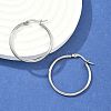 Non-Tarnish 304 Stainless Steel Hoop Earrings for Women EJEW-X0015-02P-02-3