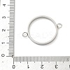 304 Stainless Steel Open Back Bezel Connector Charms STAS-B126-05E-P-3