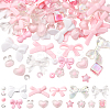 330Pcs 17 Styles Opaque & Transparent Acrylic Beads MACR-SC0002-26-1