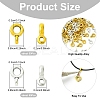 100Pcs 2 Colors Tibetan Style Hangers FIND-YW0008-59-3