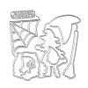 Carbon Steel Embossing Metal Cutting Dies for DIY Template DIY-D044-01-1
