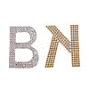 Glitter Hotfix Rhinestone Iron on Patches DIY-CD0001-10D-5