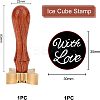 1Pc Brass Stamp Head DIY-OC0008-33A-2