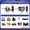 20Pcs 10 Styles Halloween Themed Food Grade Eco-Friendly Silicone Focal Beads SIL-CJ0002-54-8