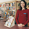 4 Tier Wooden Greeting Card Display Stand ODIS-WH0022-31-7