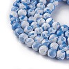 Baking Painted Glass Beads Strands GLAA-F096-B-61-3