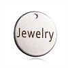 Non-Tarnish Spray Painted 201 Stainless Steel Pendants LS-STAS-F090-04P-1