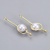 ABS Plastic Imitation Pearl Pendants KK-S354-009-NF-2