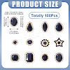 100Pcs Teardrop/Heart/Star Sew on Rhinestones FIND-TA0006-69A-4