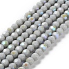 Opaque Glass Beads Strands EGLA-A035-P6mm-L22-1