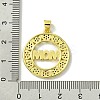 Mother's Day Brass Micro Pave Cubic Zirconia Pendants KK-H472-04G-03-3