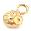 Ion Plating(IP) 304 Stainless Steel Charms STAS-P379-11G-2