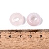 Natural Rose Quartz European Beads G-N359-17A-09-3