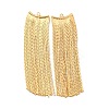 Brass Tassel Big Pendants KK-F898-22A-G-1