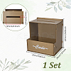 Wooden Wedding Card Boxes with Slot CON-WH0112-041-2