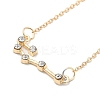 3Pcs Alloy Rhinestones Anklets LS-AJEW-S083-01G-05-3