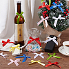 60Pcs 6 Colors Polyester Bowknot FIND-PH0021-91-5