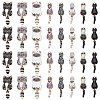 32Pcs 8 Styles Alloy Enamel Pendants FIND-WR0012-14-1