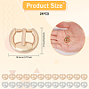24Pcs 2 Colors Zinc Alloy Roller Buckles FIND-FH0009-88-2