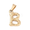 304 Stainless Steel Pendants X-STAS-F235-01G-B-2