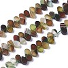 Dyed Natural Agate Beads Strands G-F595-A05-1