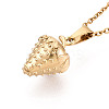 304 Stainless Steel Pendant Necklaces NJEW-T018-47G-5