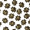 Tibetan Style Alloy Cross with Jesus Alloy Pendants for Easter Jewelry LS-K0P62071-4
