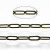 Brass Paperclip Chains X-CHC-S008-001D-AB-2