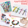 120Pcs Resin European Beads FIND-SP0002-05F-6