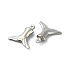 Non-Tarnish 304 Stainless Steel Pendants STAS-L024-017P-2