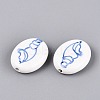 Handmade Porcelain Beads PORC-Q005-12D-2