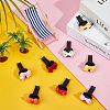 Bowknot Resin Car Air Vent Clips HJEW-OC00269-4