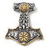 Viking 304 Stainless Steel Pendants STAS-Z059-11AS-1
