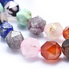 Natural Mixed Gemstone Beads Strands G-I213-21-3