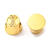 Rack Plating Brass Micro Pave Cubic Zirconia European Beads KK-M247-03G-1