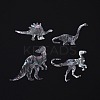 Custom Dinosaur Shape Waterproof PVC Laser Adhesive Stickers DIY-WH0256-013-1