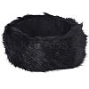 1Pc Faux Fur Fiber Yarn Warmer Headbands COHT-CY0001-01F-6