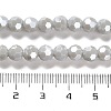Electroplate Opaque Glass Beads Strands EGLA-A035-P6mm-A22-4