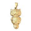 304 Stainless Steel Pendants STAS-F336-09G-01-1