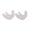 Alloy Enamel Pendants ENAM-O001-08R-G-1