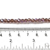 Electroplate Transparent Glass Beads Strands LS-EGLA-A035-T4mm-L13-4