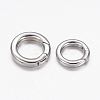 Tarnish Resistant 304 Stainless Steel Spring Gate Rings LS-STAS-D070-01P-2-1