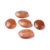 Natural Red Aventurine Oval Palm Stone G-P415-55B-1