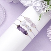 3Pcs 3 Styles Gemstone Braided Bead Bracelets BJEW-JB11146-05-3