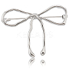 Bowknot Alloy Brooches for Women JEWB-WH20003-09P-6