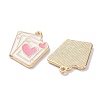 Alloy Enamel Pendants ENAM-O001-11N-G-2
