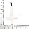 Christian Inverted Cross 304 Stainless Steel Saint Peter's Cross Big Pendants STAS-R171-03P-3