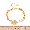 304 Stainless Steel Link Bracelets BJEW-B163-02G-5