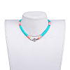 Adjustable Nylon Cord Braided Beaded Necklaces NJEW-JN02727-03-4