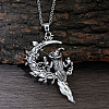 Tibetan Style Zinc Alloy Pendant Necklaces for Women FS-WGBD114-02-2